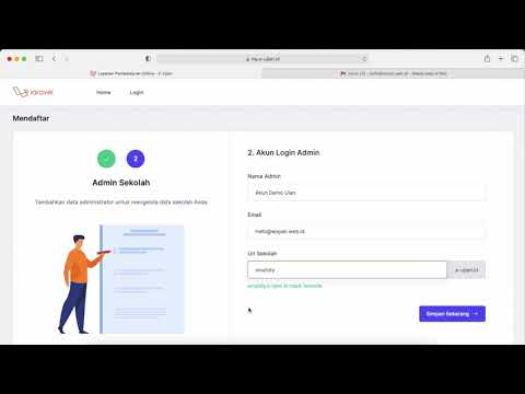 Tutorial Video Cara Mendaftar E-ujian.id