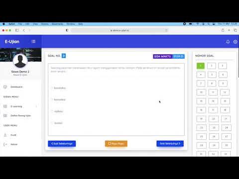 Cara Mengerjakan Ujian CBT E-ujian.id Sebagai Siswa