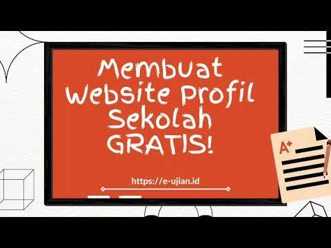 Membuat Website Profil Sekolah GRATIS!