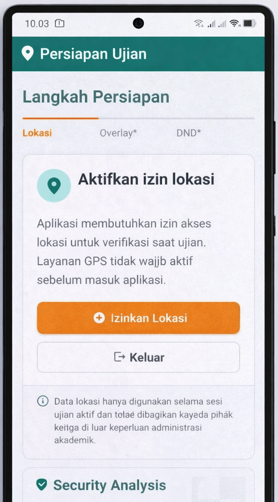 Klik Izinkan lokasi