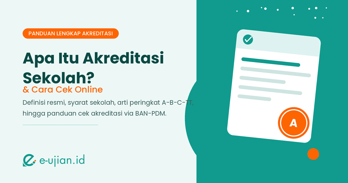 Ilustrasi apa itu akreditasi sekolah dan cara cek akreditasi sekolah online lewat BAN-PDM