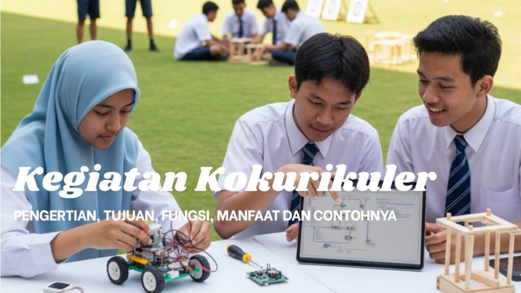 Kegiatan Kokurikuler - ilustrasi siswa sedang melakukan kegiatan Kokurikuler