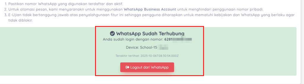 status whatsapp terhubung jadi langsung siap digunakan