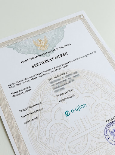 Sertifikat HKI e-ujian.id