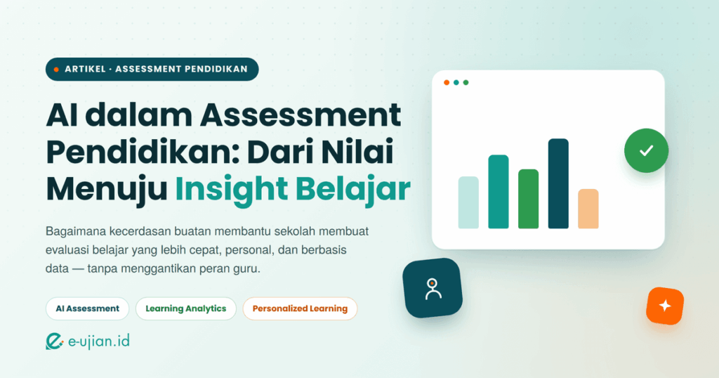 Ilustrasi AI dalam assessment pendidikan