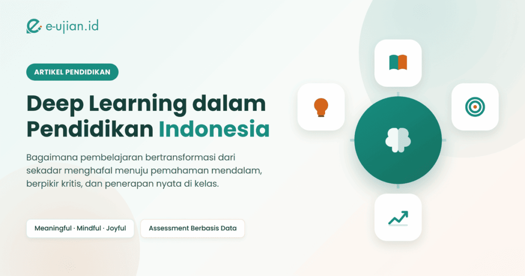 Ilustrasi deep Learning dalam pendidikan Indonesia