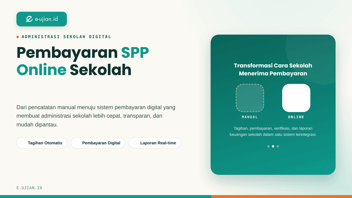 hero ilustrasi pembayaran spp online sekolah