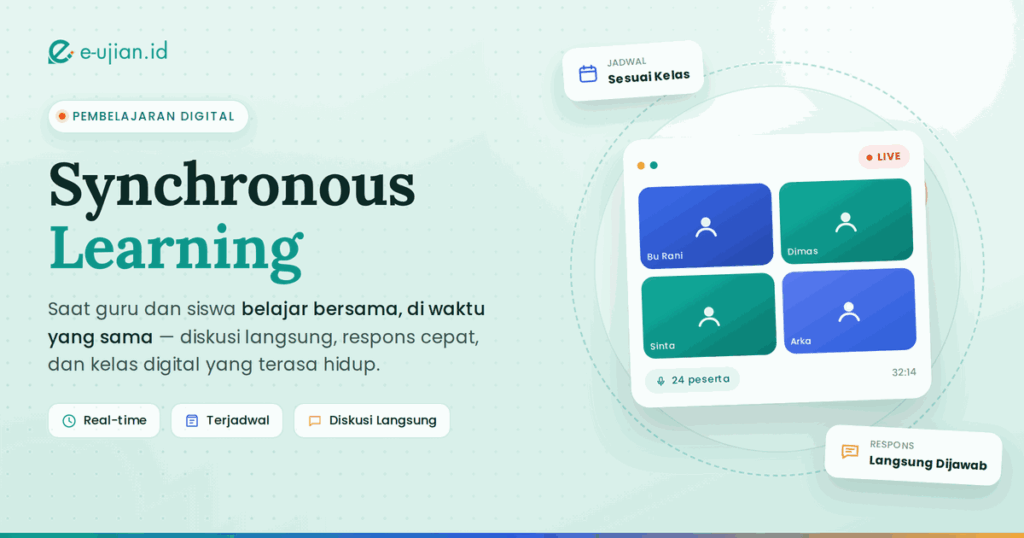 hero untuk ilustrasi artikel synchronous learning