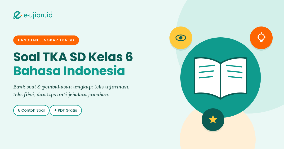 Hero Ilustrasi Soal TKA SD Kelas 6 Bahasa Indonesia: Bank Soal & Pembahasan Lengkap