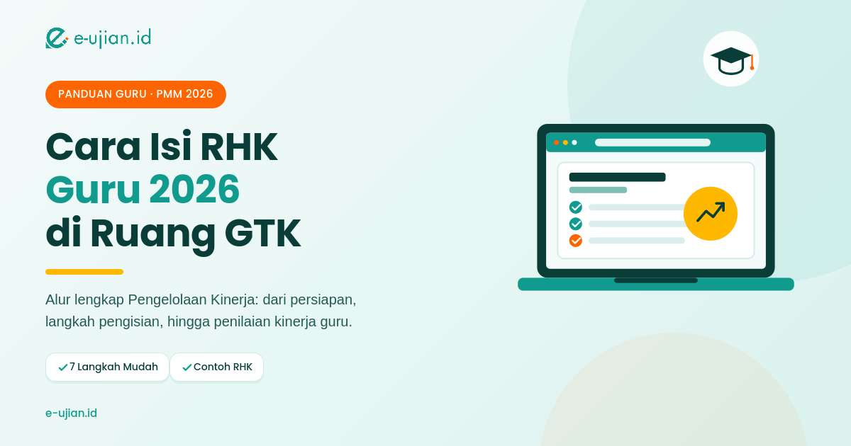 Hero artikel Cara Isi RHK Guru 2026 di Ruang GTK (PMM)