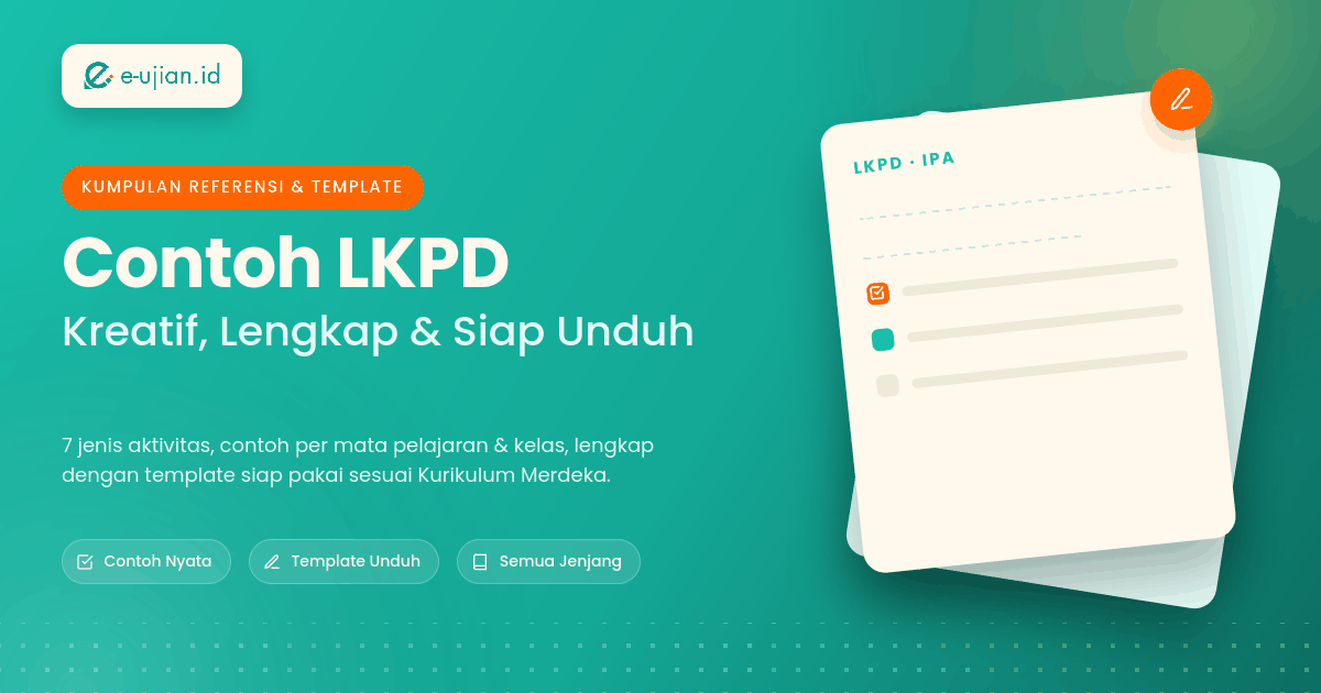 Hero untuk artikel Contoh LKPD: Kumpulan Referensi Siap Pakai untuk Berbagai Mapel dan Jenis Aktivitas