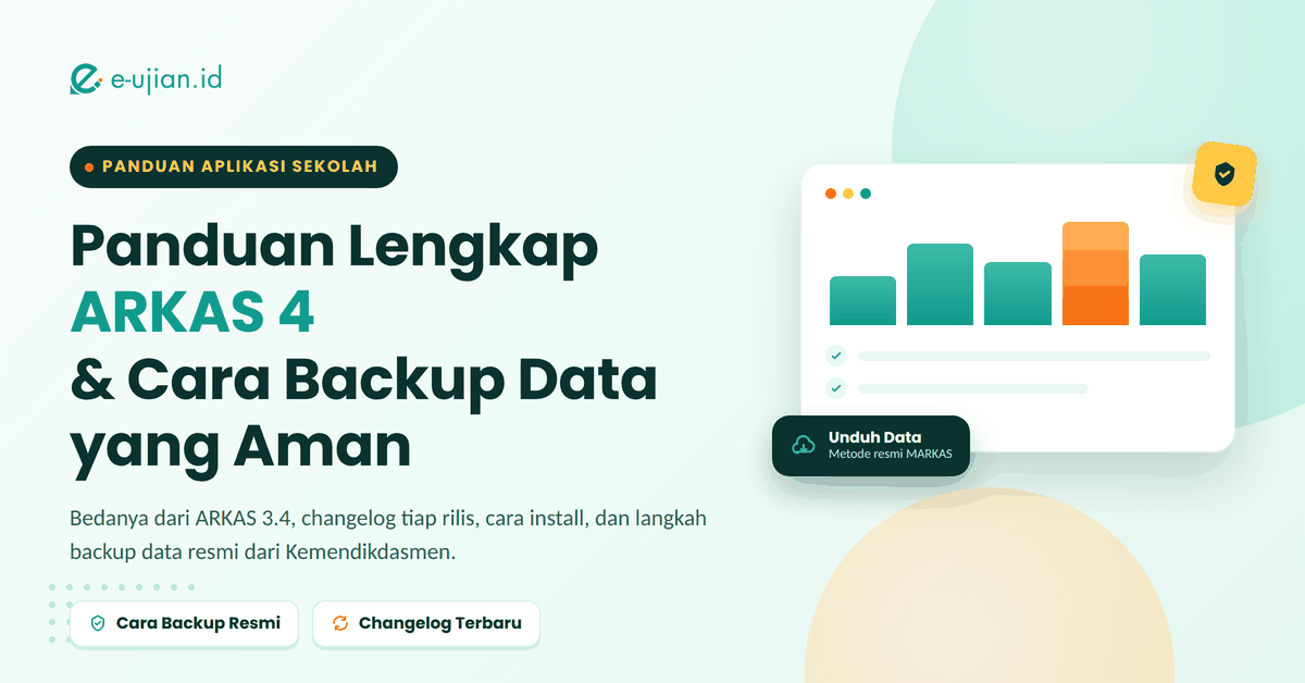 Panduan lengkap ARKAS 4 - cara install, changelog terbaru, dan backup data yang aman untuk sekolah