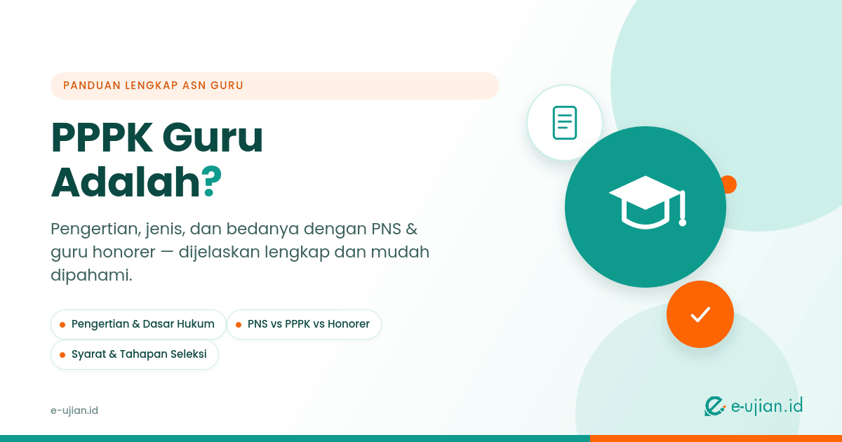 Ilustrasi PPPK Guru Adalah: pengertian, jenis, dan bedanya dengan PNS serta guru honorer