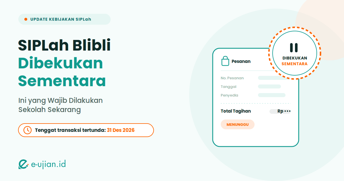 Ilustrasi SIPLah Blibli dibekukan sementara oleh Kemendikdasmen, sekolah wajib selesaikan transaksi sebelum 31 Desember 2026